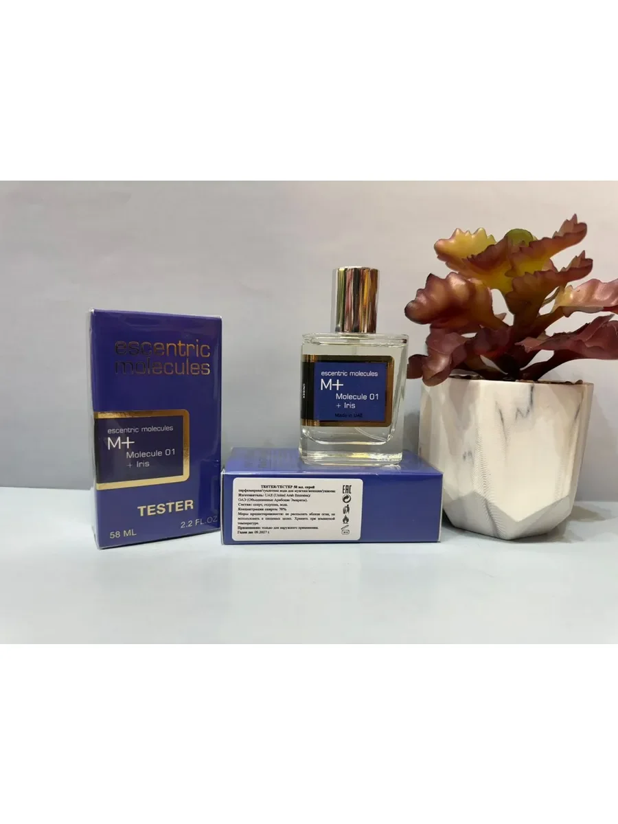 Духи-тестер ESCENTRIC Molecule 01 + Iris 58ml Эксцентрик - изображение 1