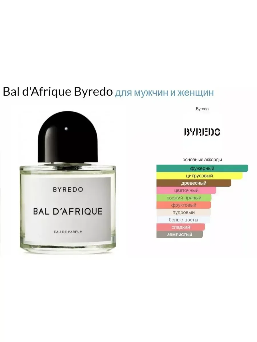 Духи Byredo, Bal d'afrique. Байредо 100мл - миниатюра 3
