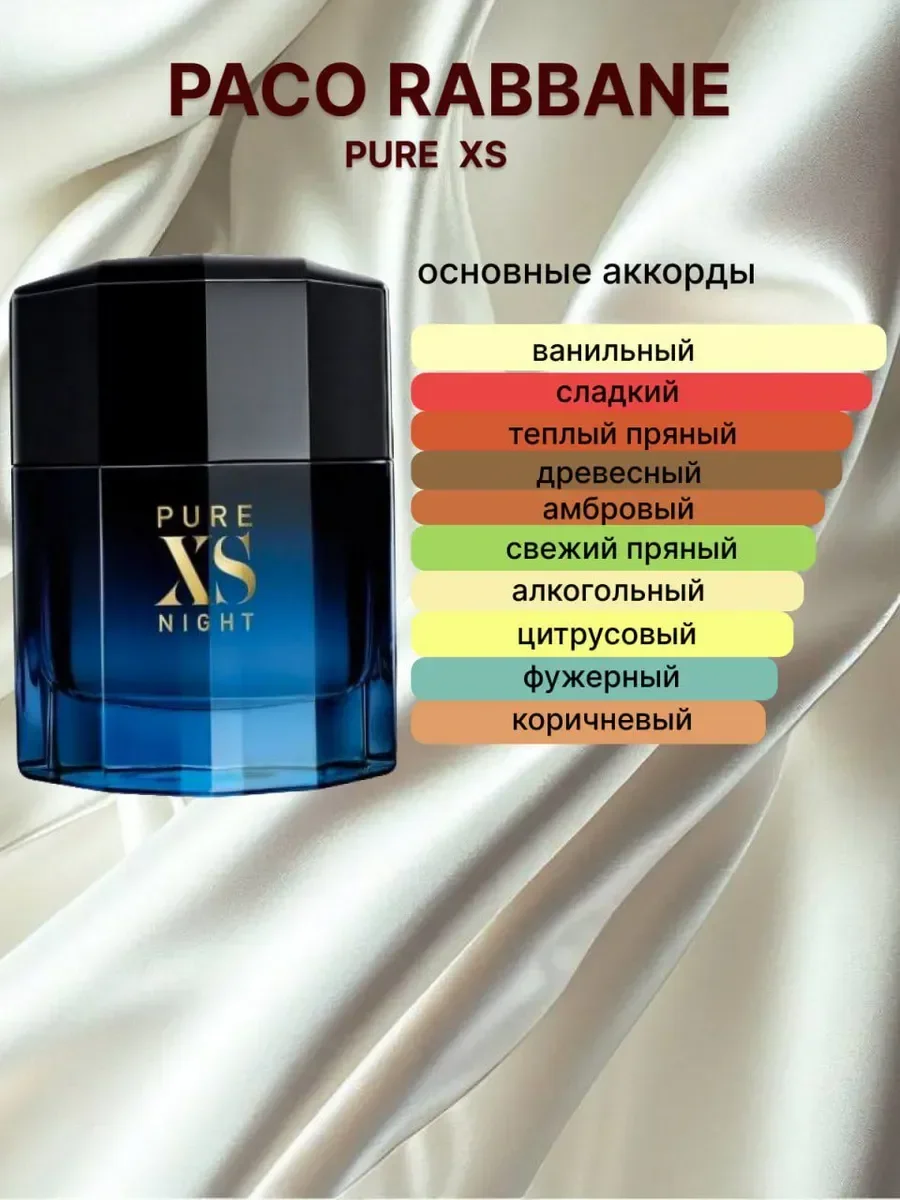 Духи мужские стойкие Pure Xs 100 мл - миниатюра 3