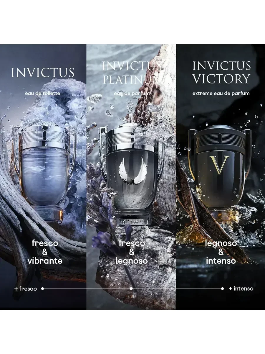 мужские духи PACO RABANNE Invictus Victory 100 мл Инвиктус - миниатюра 4