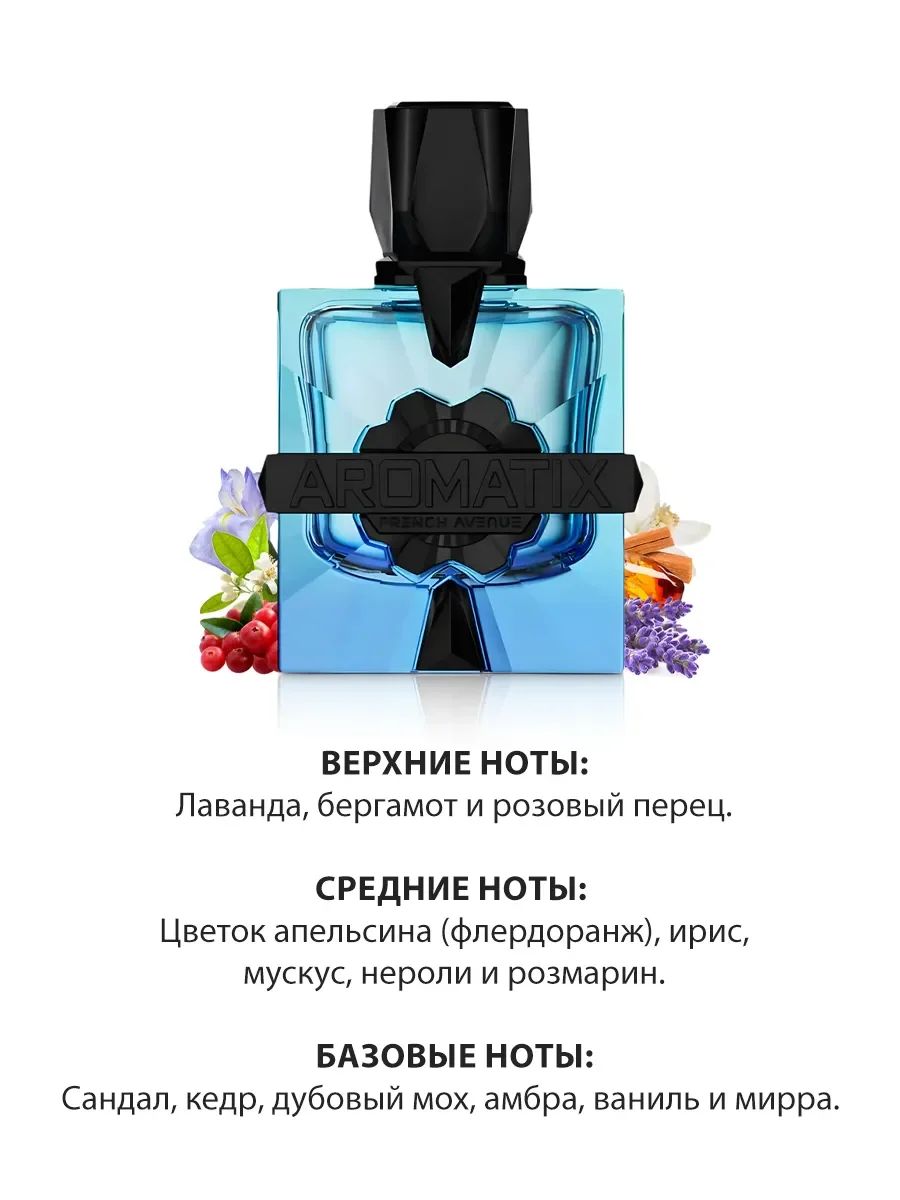 Арабские духи женские,мужские Aromatix X Magnetiq 100мл - миниатюра 4