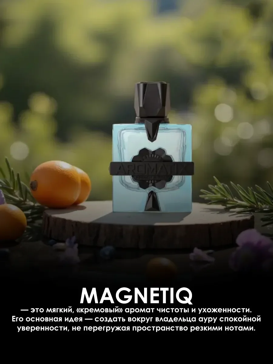 Арабские духи женские,мужские Aromatix X Magnetiq 100мл - миниатюра 5