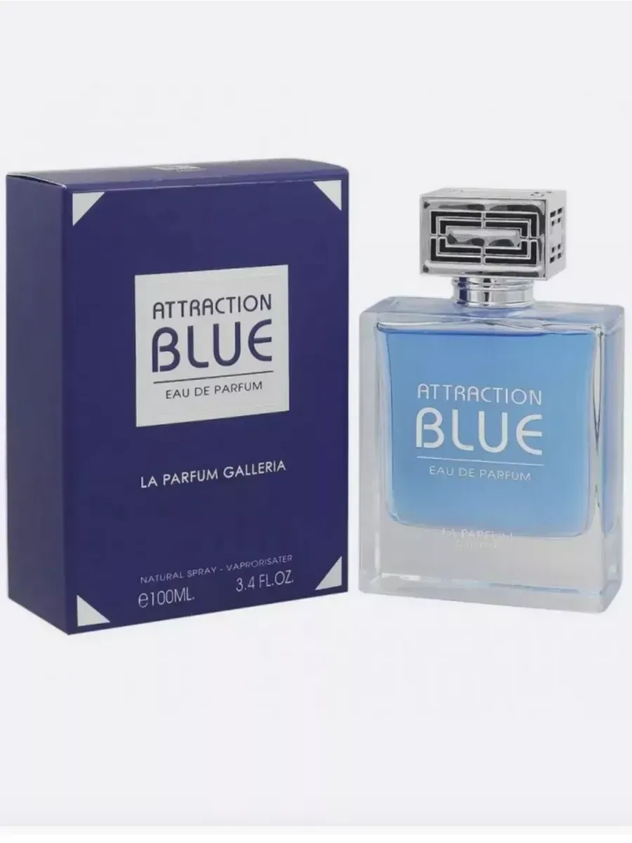 Духи мужские Attraction Blue La Parfum Galleria,100 ml - изображение 1