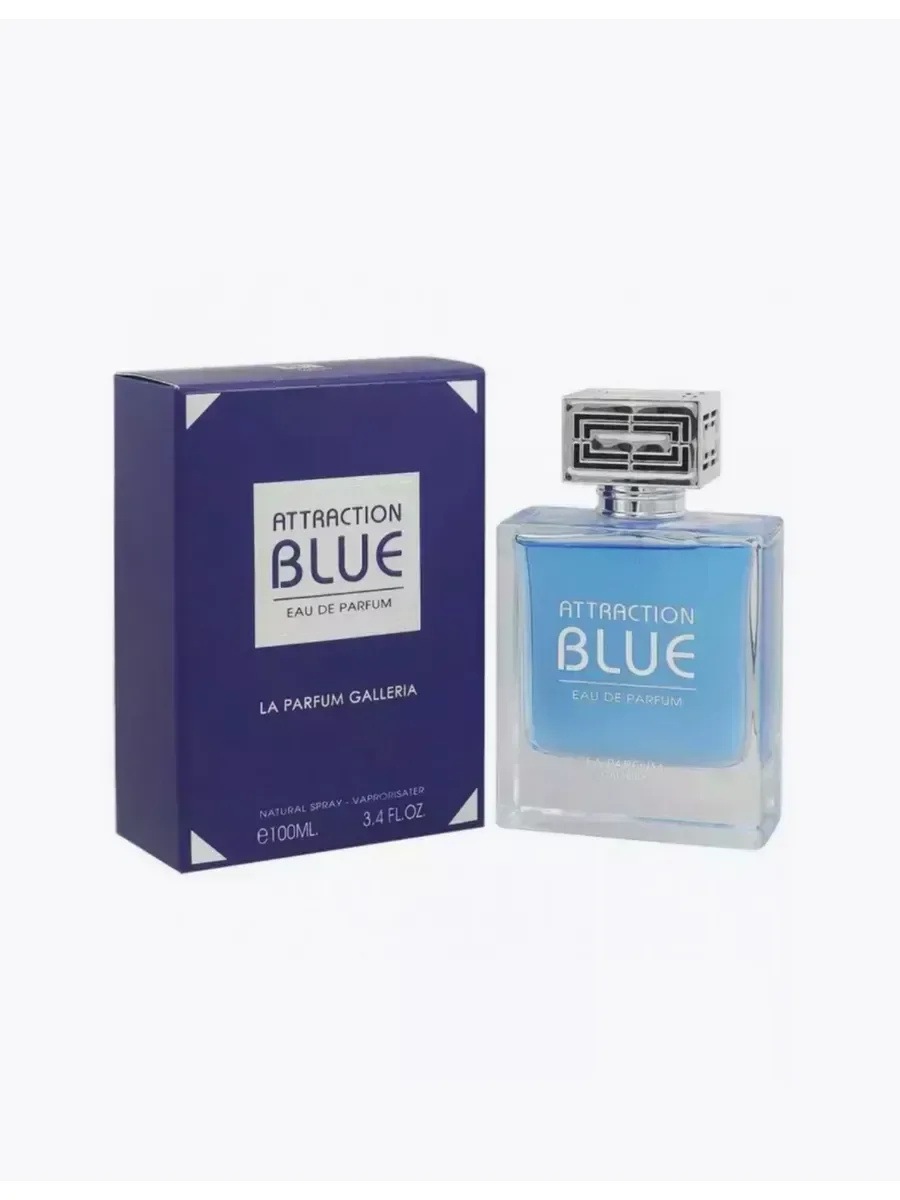 Духи мужские Attraction Blue La Parfum Galleria,100 ml - миниатюра 3