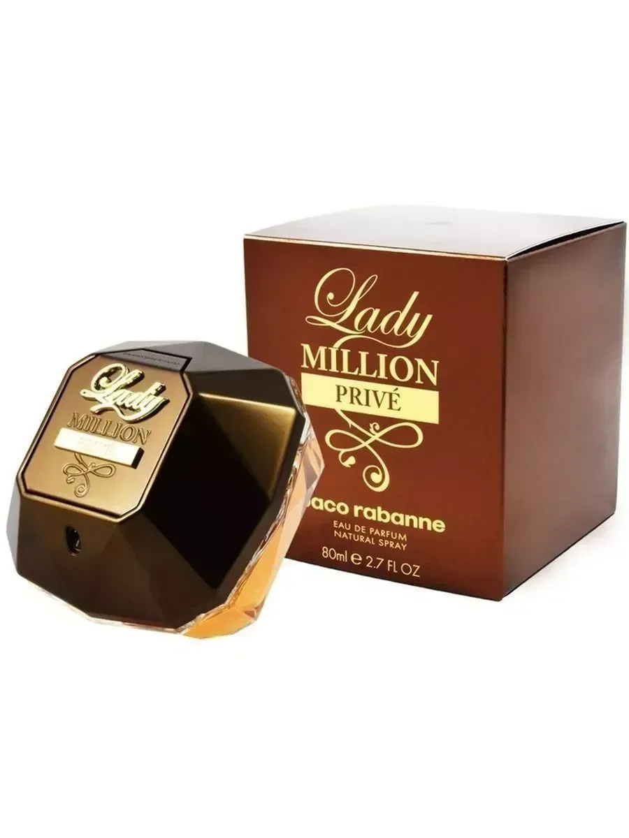 духи Lady Million Prive Пако Рабан Миллион Прайв 80ml - миниатюра 3