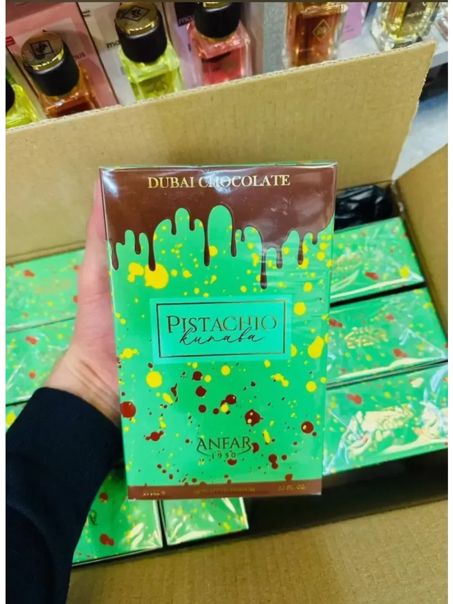 Духи Anfar Pistachio Kunafa Dubai Chocolate,80 мл - миниатюра 5