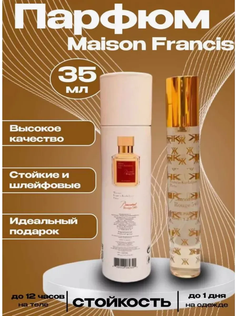 тестер Baccarat Rouge 540 35мл - миниатюра 2