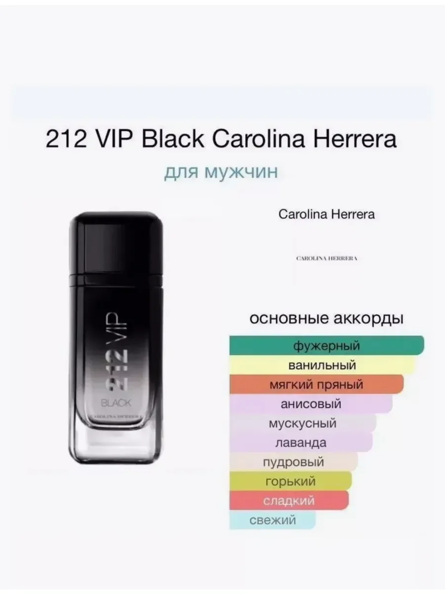 Духи CAROLINA HERRERA 212 VIP MEN BLACK - миниатюра 5
