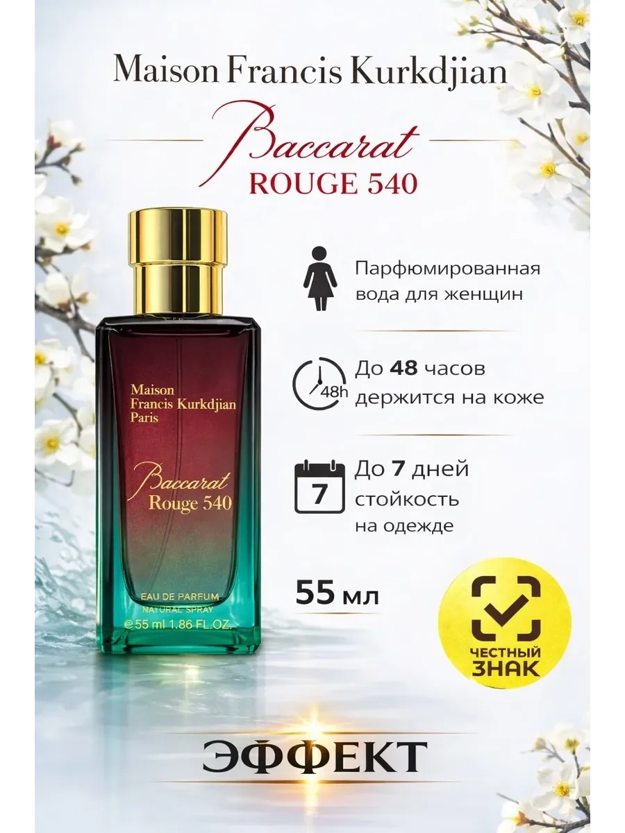 Baccarat Rouge 540 тестер духи 55 мл - изображение 1