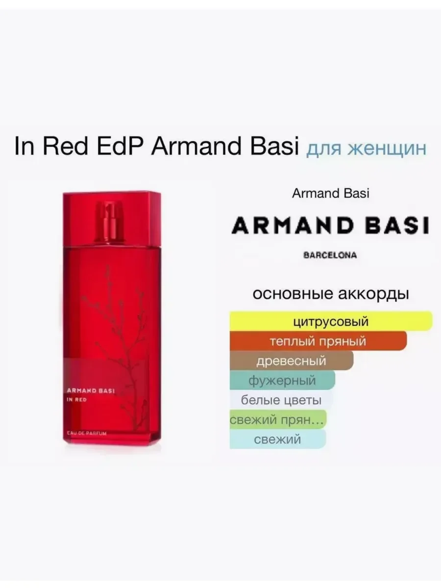 Духи Armand Basi In Red EDP 100мл - миниатюра 4