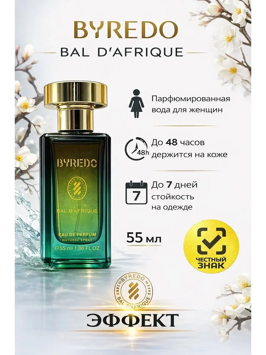 Духи тестер Bal d'Afrique Byredo 55 мл - изображение 1