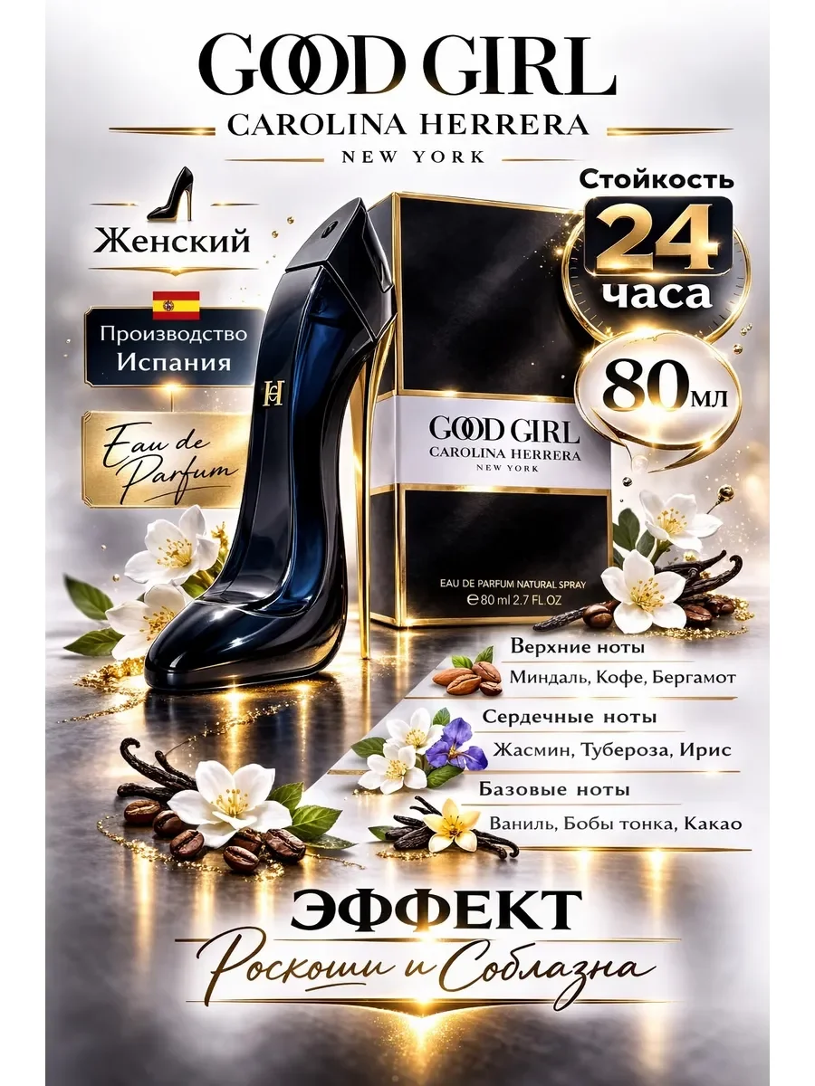Good Girl 80мл Каролина Эррера Гуд Герл - изображение 1