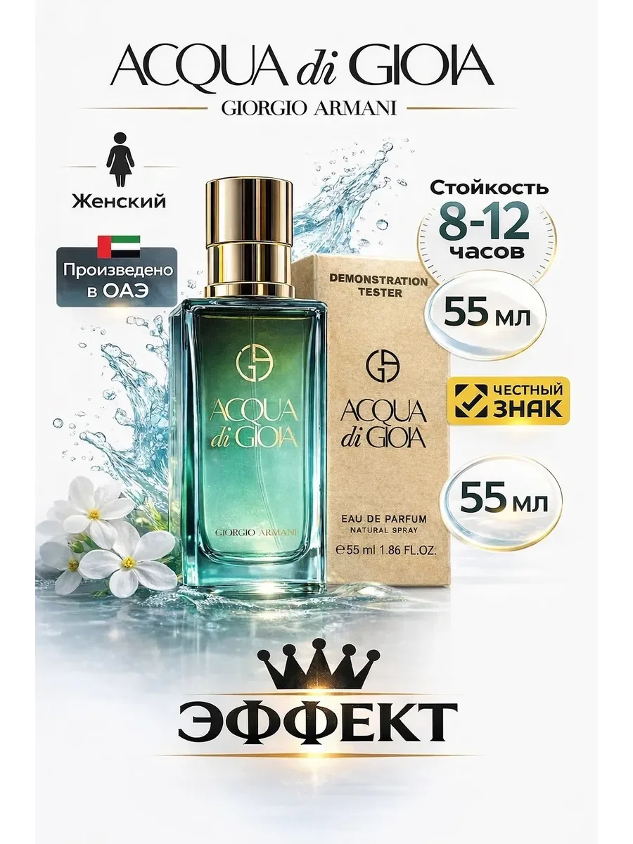 Пробник тестер ACQUA di GIOIA 55 ml - изображение 1