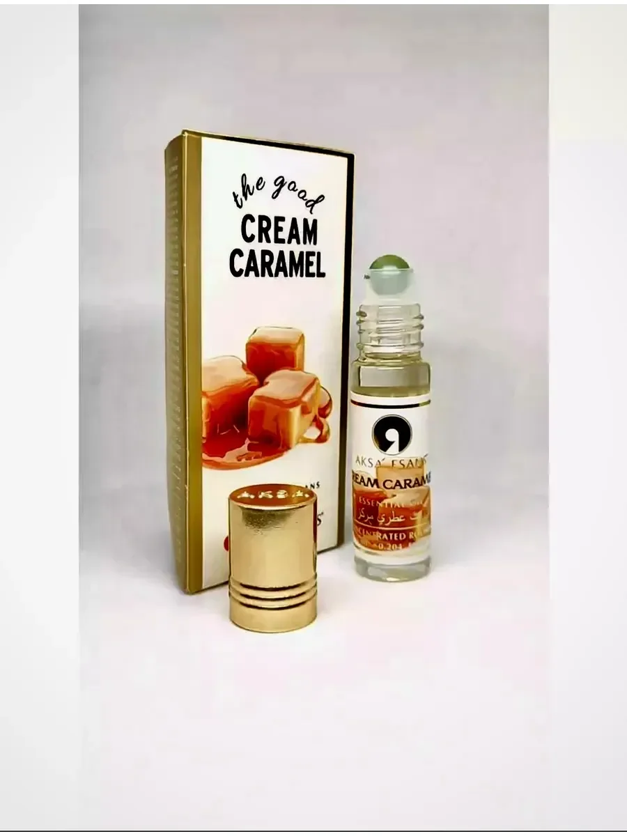 Парфюмерное масло AKSA Cream Caramel (6 мл) - миниатюра 3