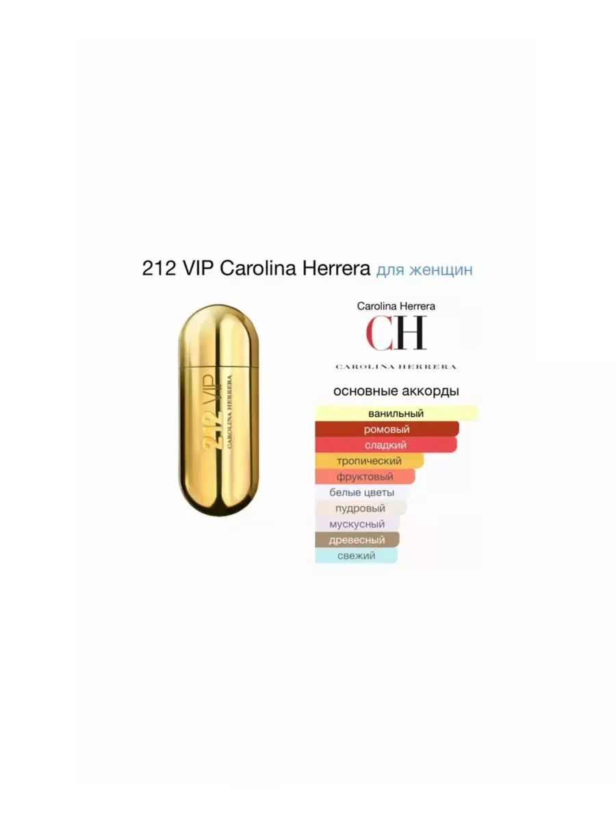 Духи Carolina Herrera 212 VIP - миниатюра 3
