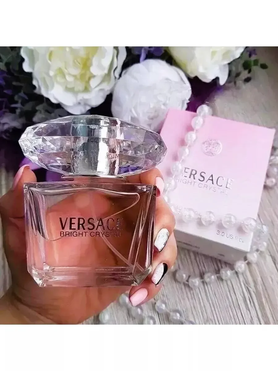 VERSACE bright crystal 90 мл.духи - миниатюра 3