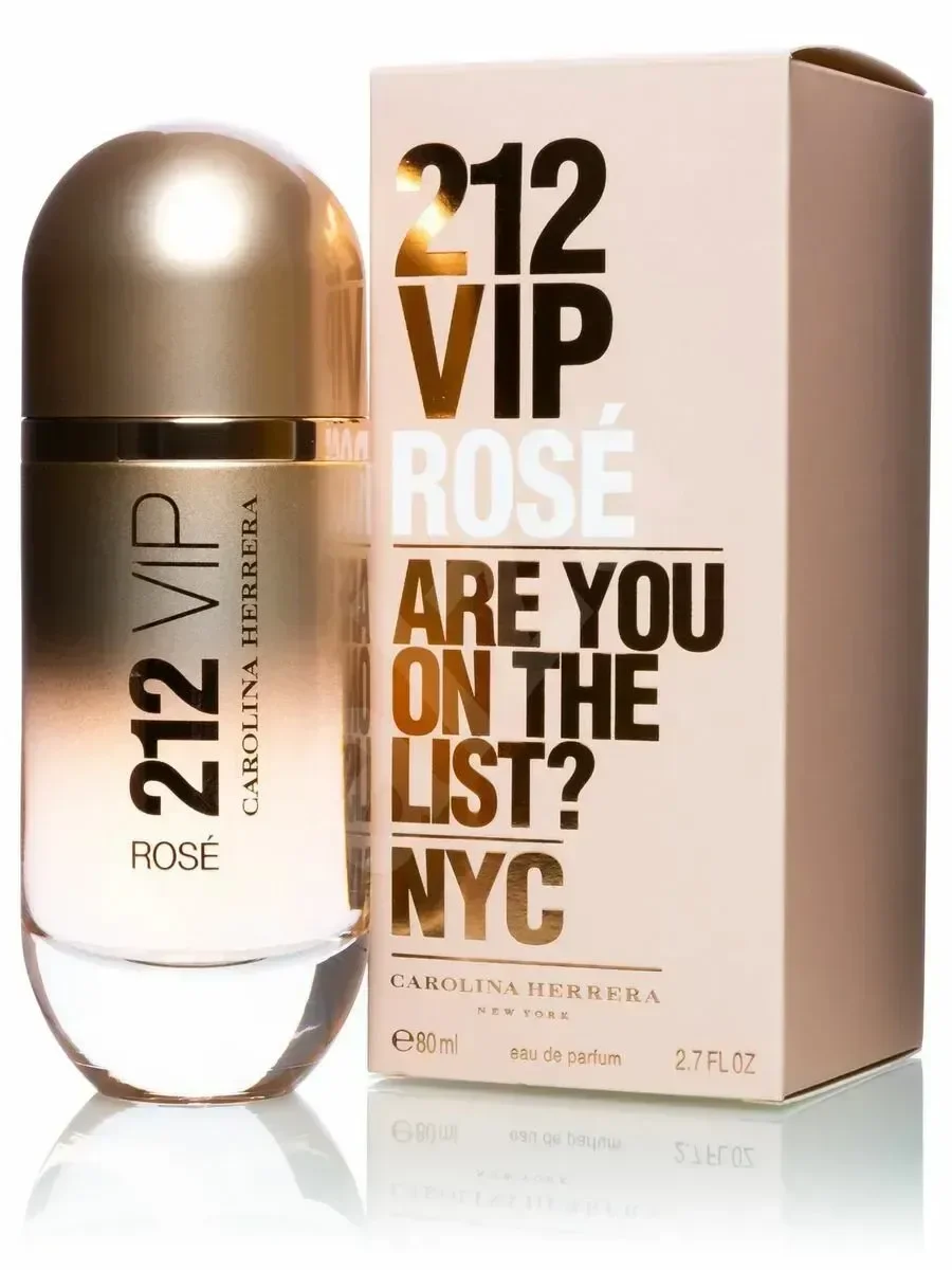 Духи Carolina Herrera 212 Vip Rose - миниатюра 2