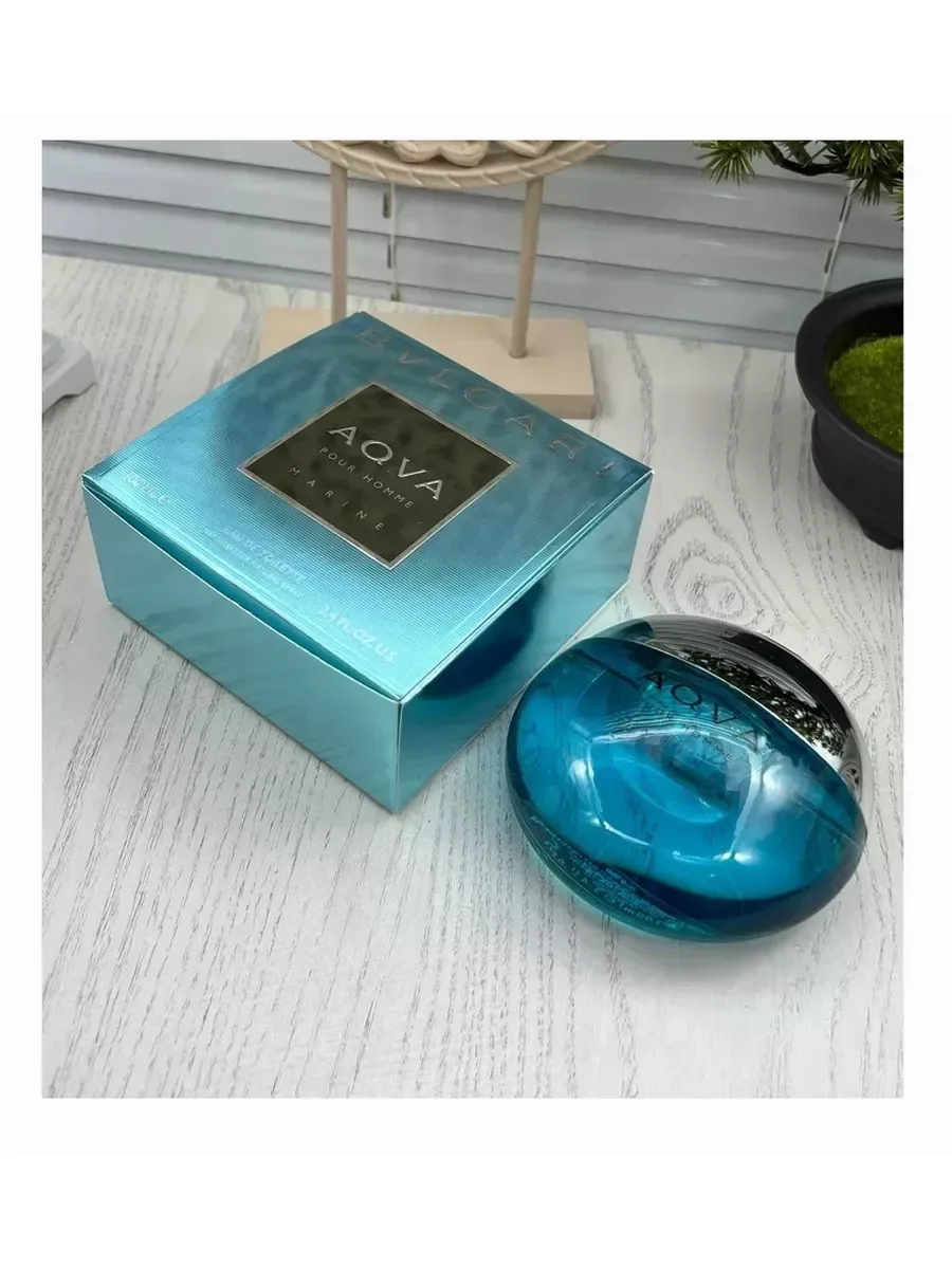 aqua Pour Homme Marine Булгари аква 100 мл - миниатюра 2