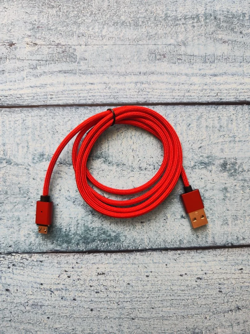 Магнитный Кабель Essager Micro USB, 1м, Красный - миниатюра 2