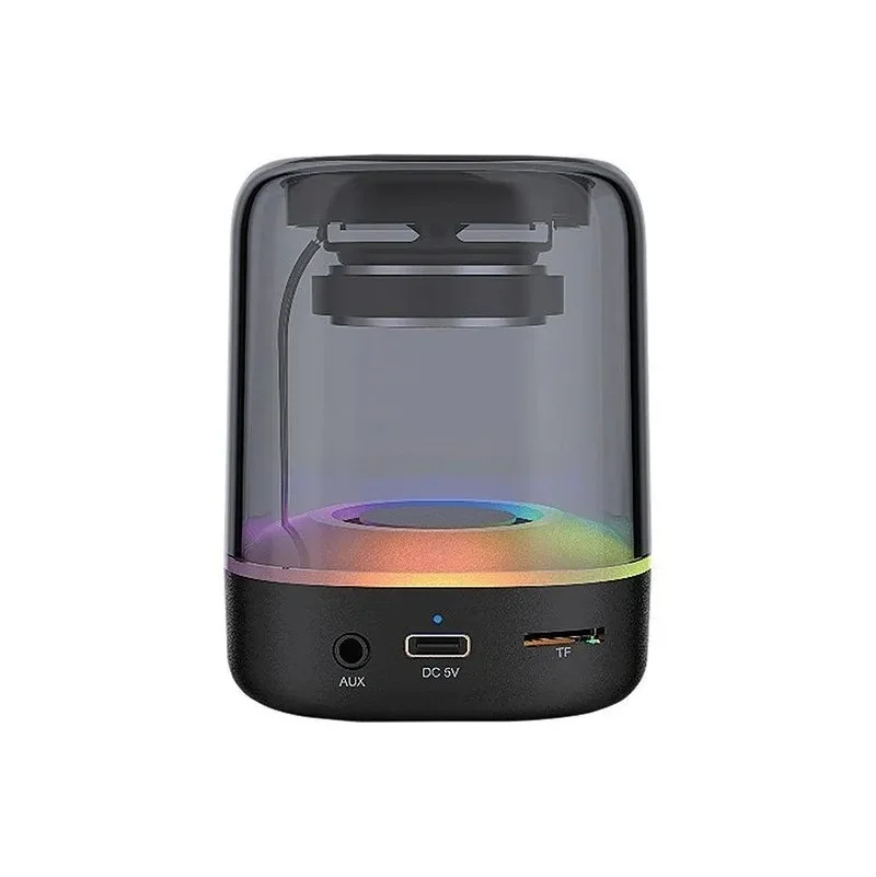 Беспроводная колонка Qumo Plasma mini Е-3052 Черная (Новая) - миниатюра 3
