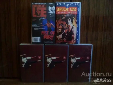 Видеокассеты Bruce Lee -collection новые в плёнке