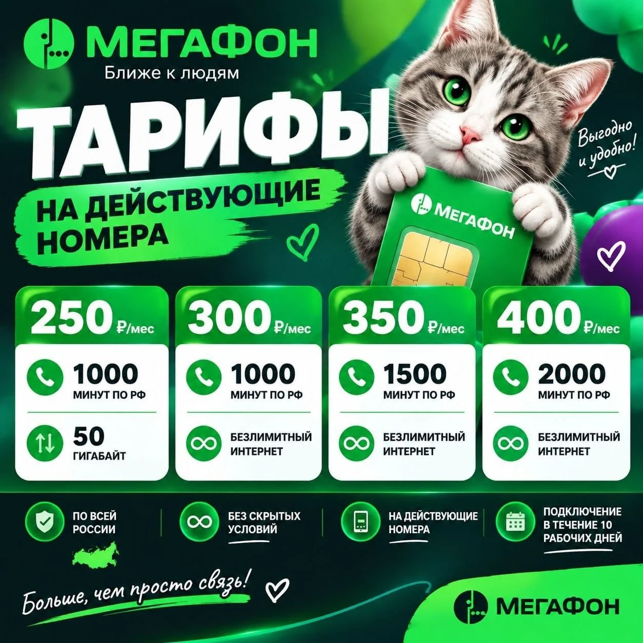 Мегафон тарифы на Ваш действующий номер - изображение 1