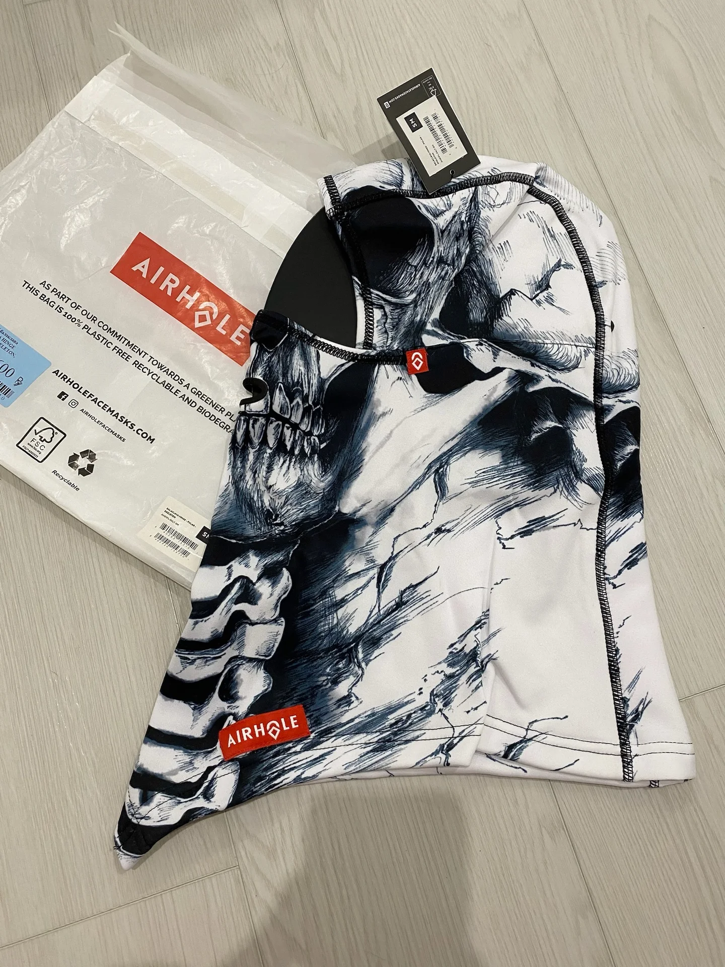 балаклава BALACLAVA HINGE POLAR (fv) SKELETON, S/M, - миниатюра 2
