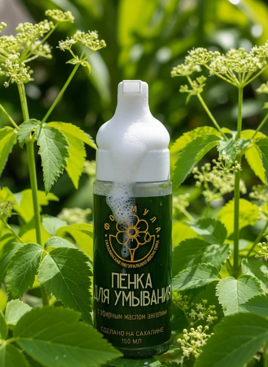 Пенка для умывания с дудником сахалинским - миниатюра 3