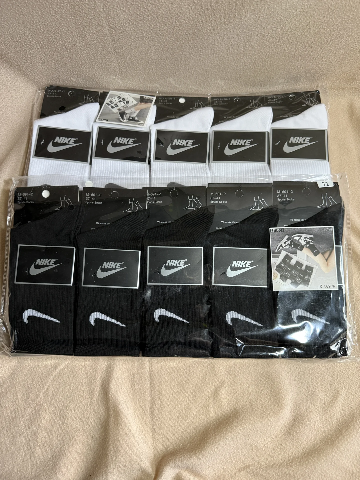 Носки Nike высокие муж/жен 10 пар - изображение 1