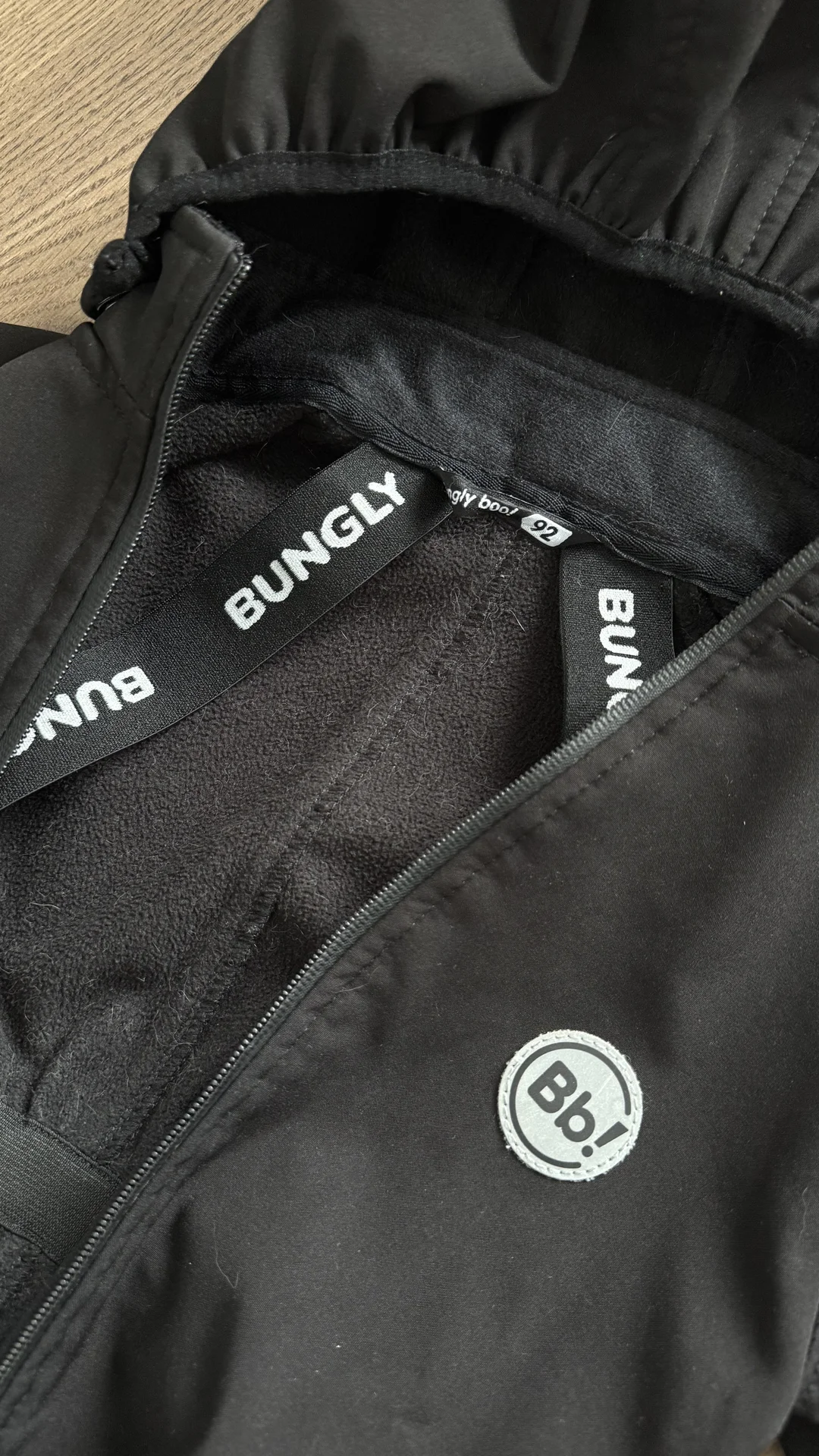 Bangly boo комбинезон softshell 92 черный - миниатюра 5