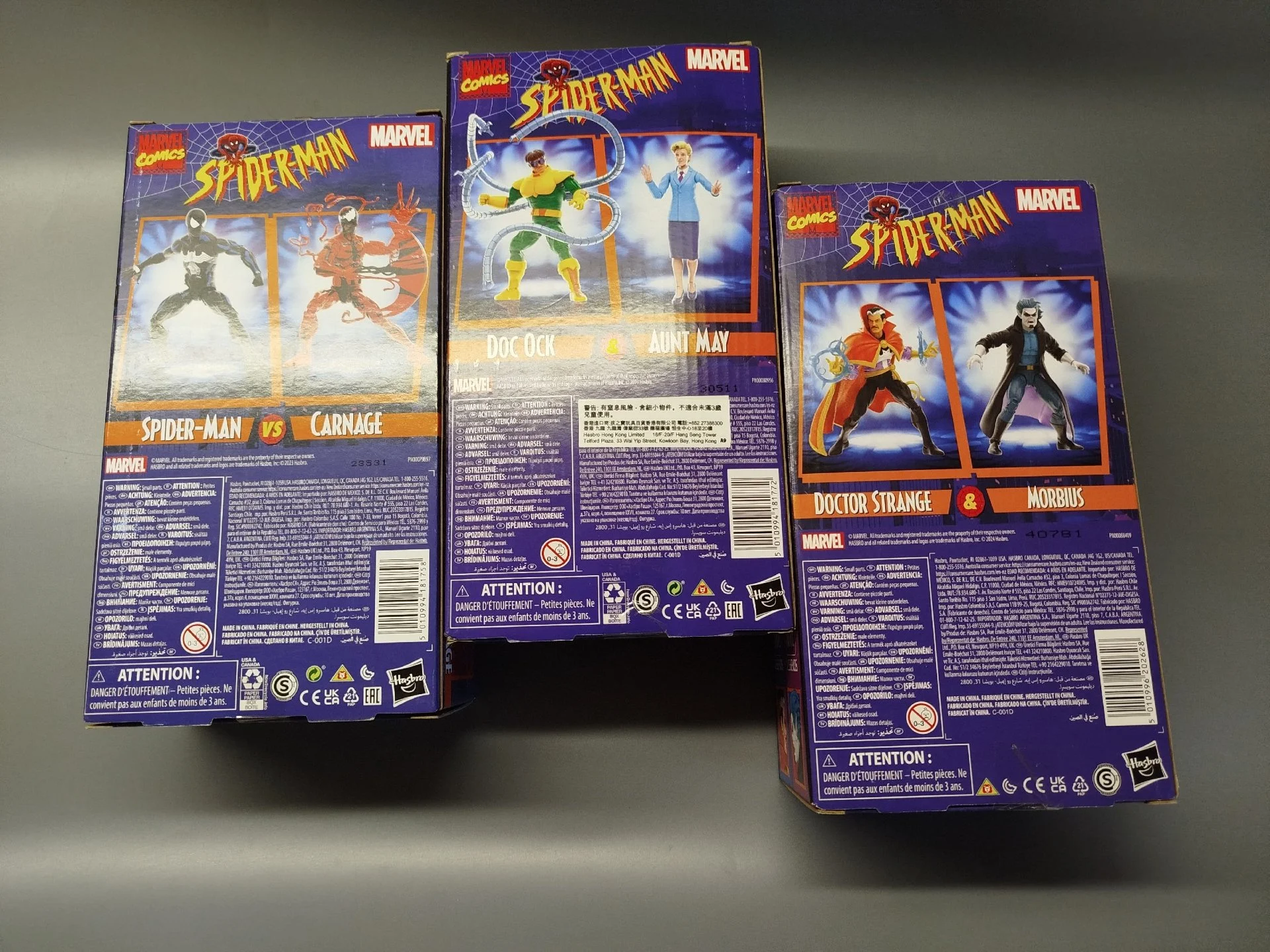 Набор фигурок Hasbro Marvel Legends VHS Spider-Man - миниатюра 3