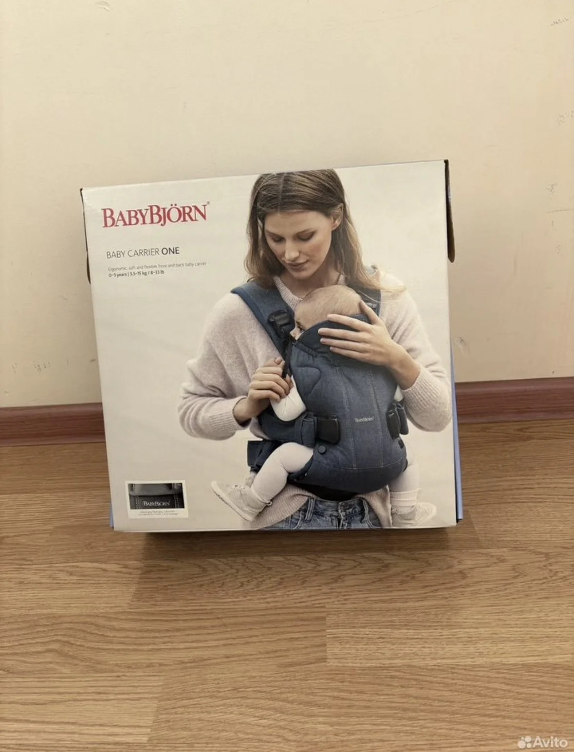 Baby bjorn эргорюкзак carrier one dark grey - миниатюра 2
