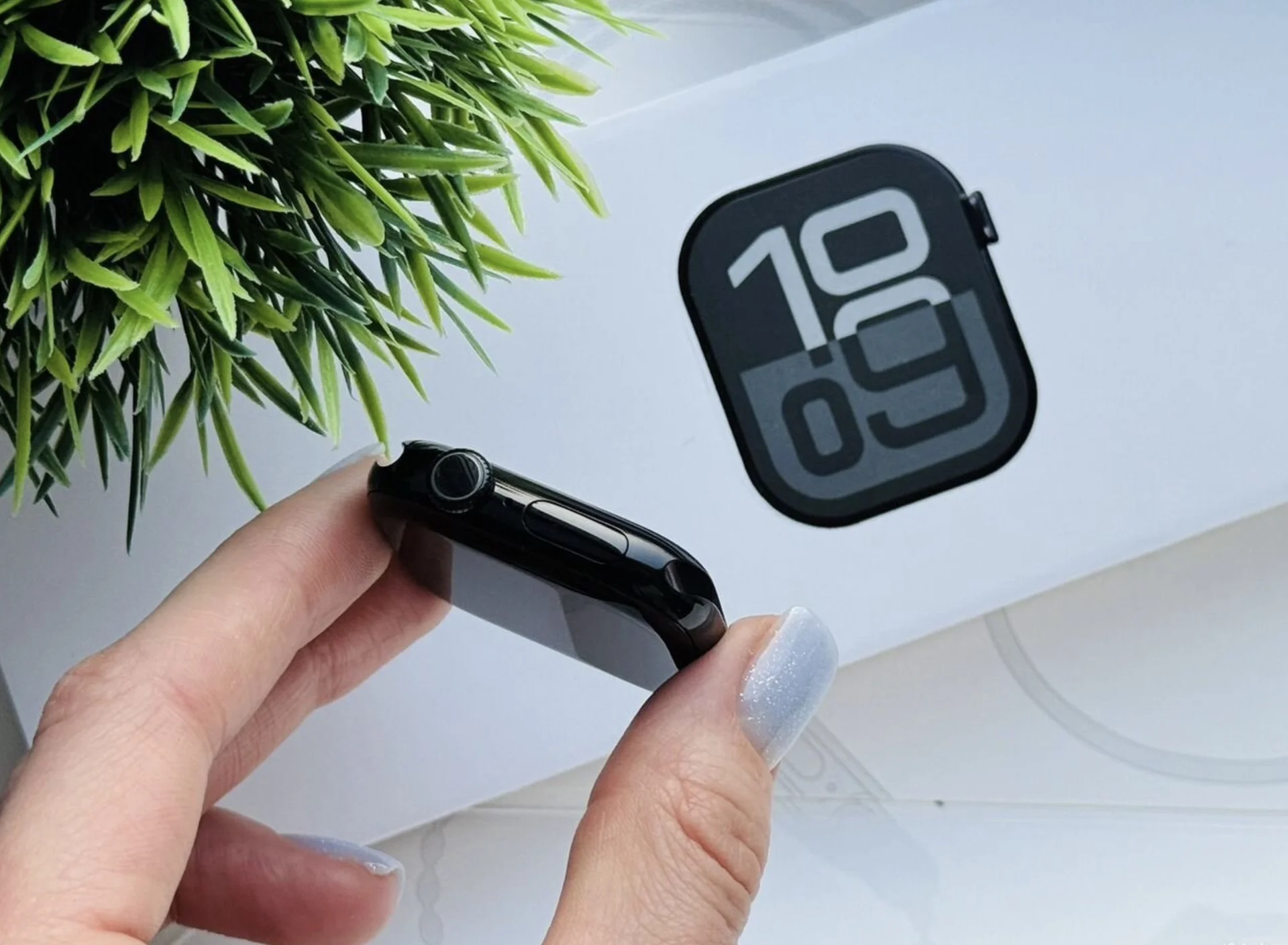100% АКБ. Apple Watch Series 10 42mm Jet Black - миниатюра 2