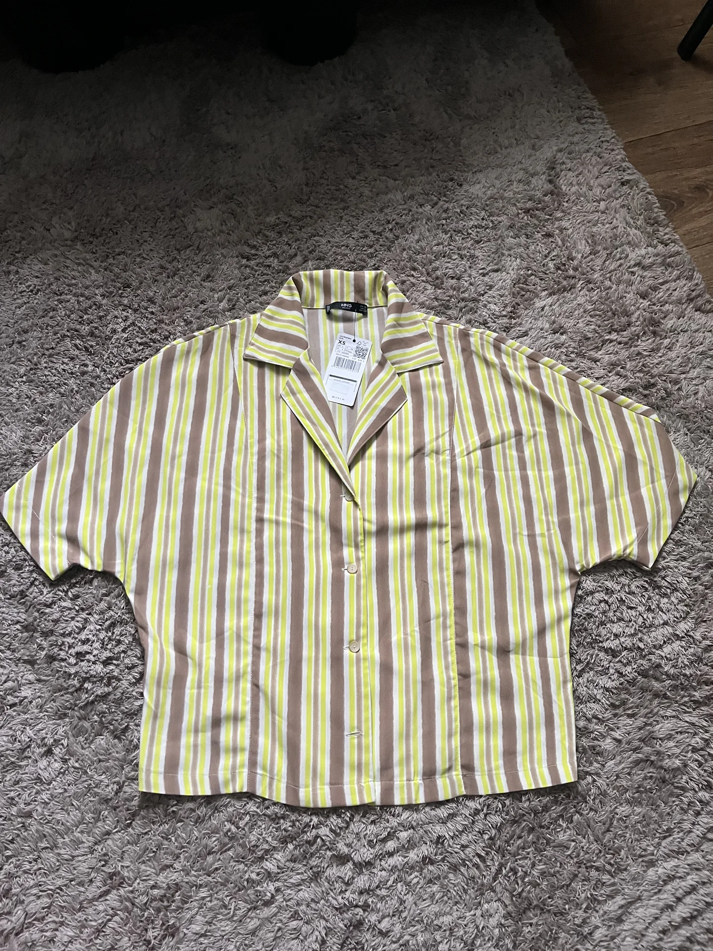 рубашка в подоску mango - изображение 1