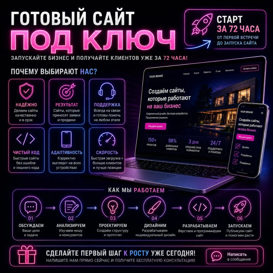 Создание сайтов без предоплаты - миниатюра 2