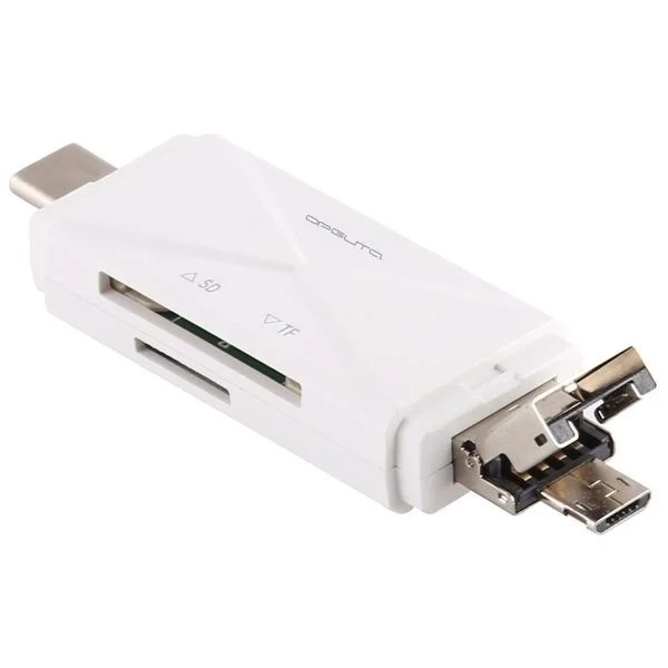 OTG адаптер USB-Type-C-MicroUSB OT-PCR16 (MicroSD, - изображение 1