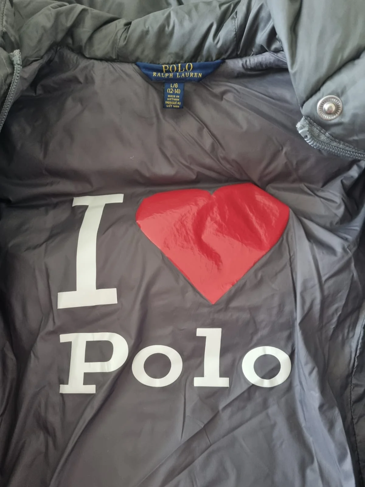 Пуховое пальто Polo Ralph Lauren L/12-14лет - миниатюра 3