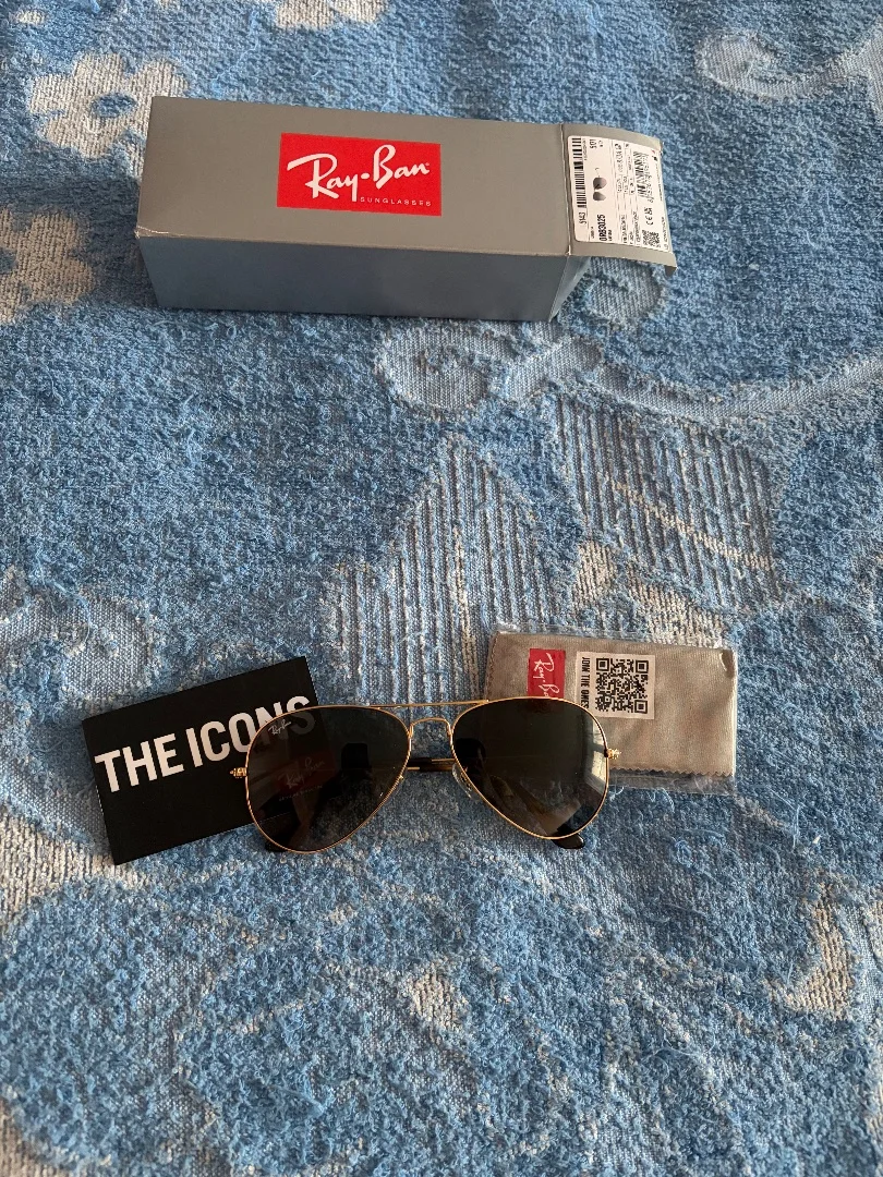 Ray-Ban Aviator Classic RB3025 — оригинал, чеки - миниатюра 6