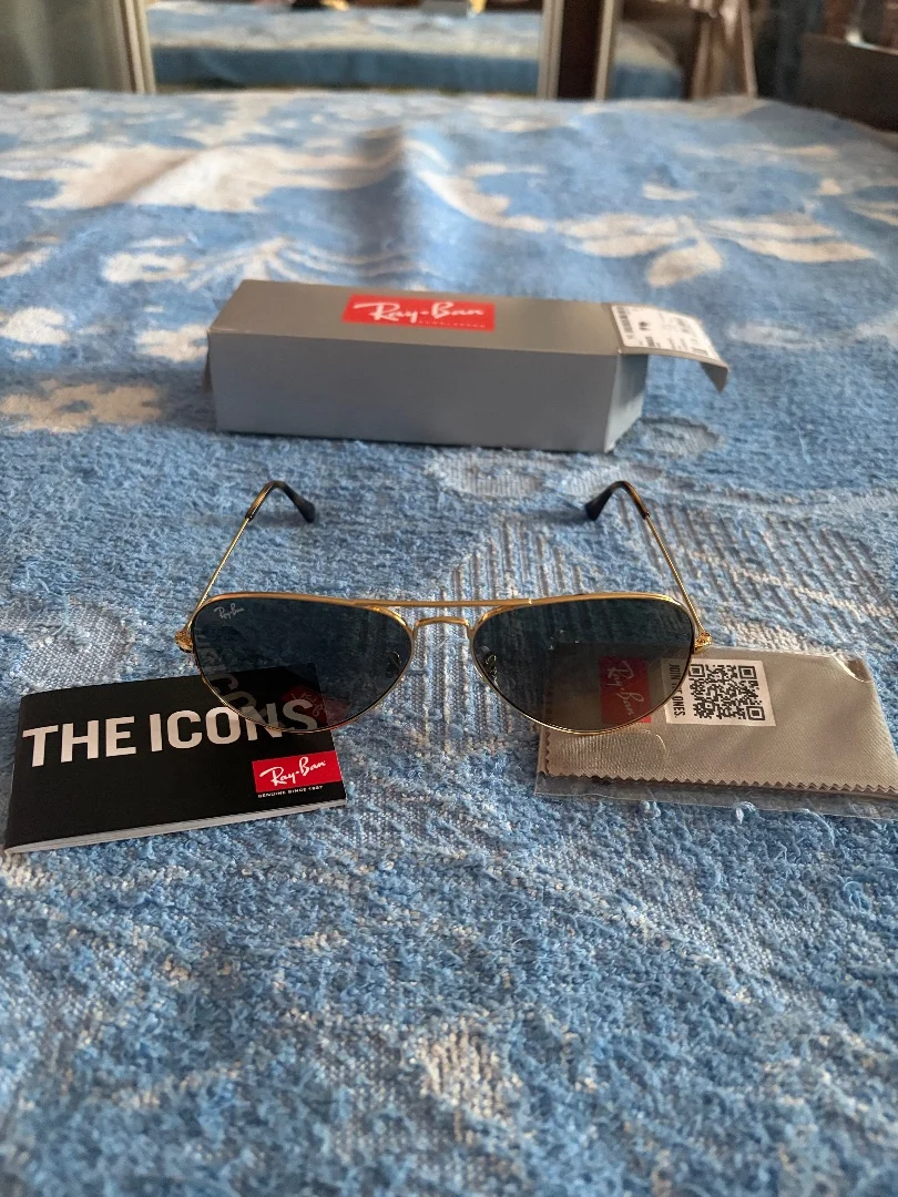 Ray-Ban Aviator Classic RB3025 — оригинал, чеки - миниатюра 8