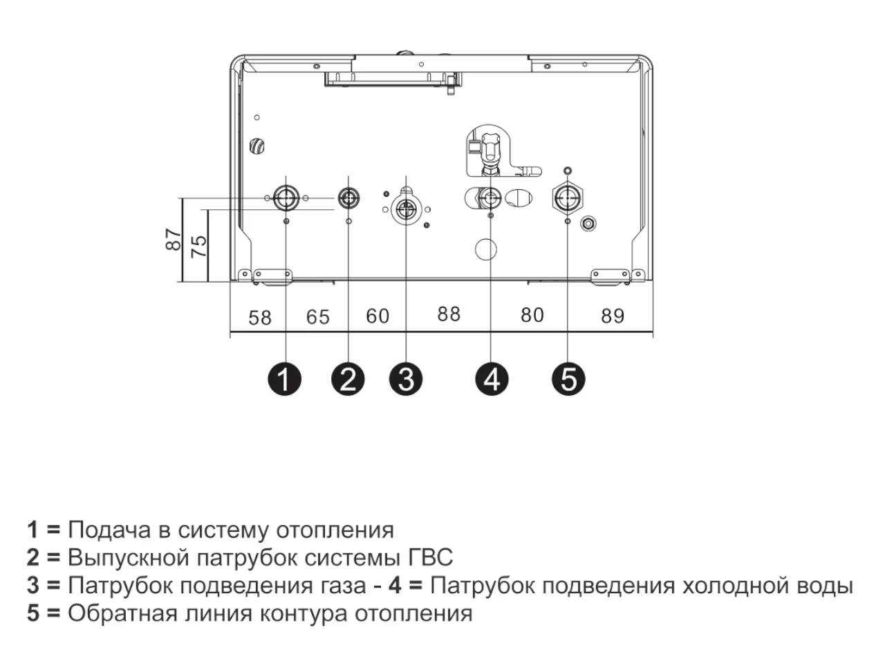 Котел газовый двухконтурный Thermex EuroStyle F24 - миниатюра 3