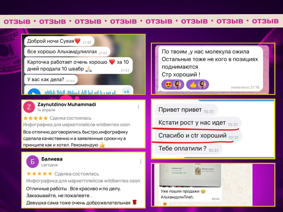 Инфографика для маркетплейсов Wildberries / Ozon - миниатюра 11