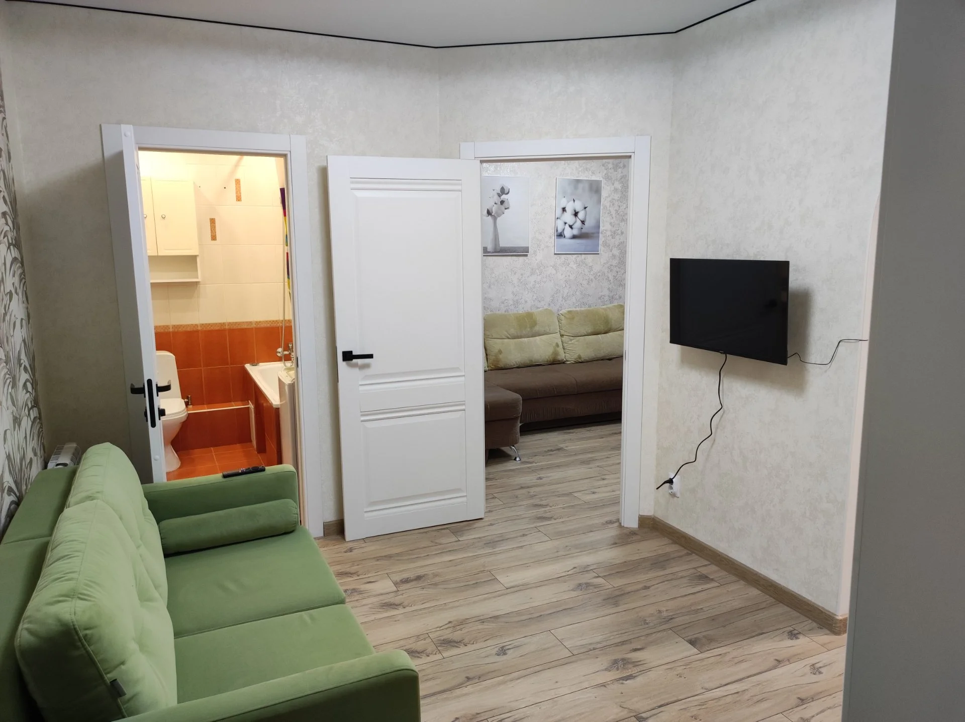 1-к. квартира, 37 м², 2 кровати Недалеко от парка Галицкого - изображение 1