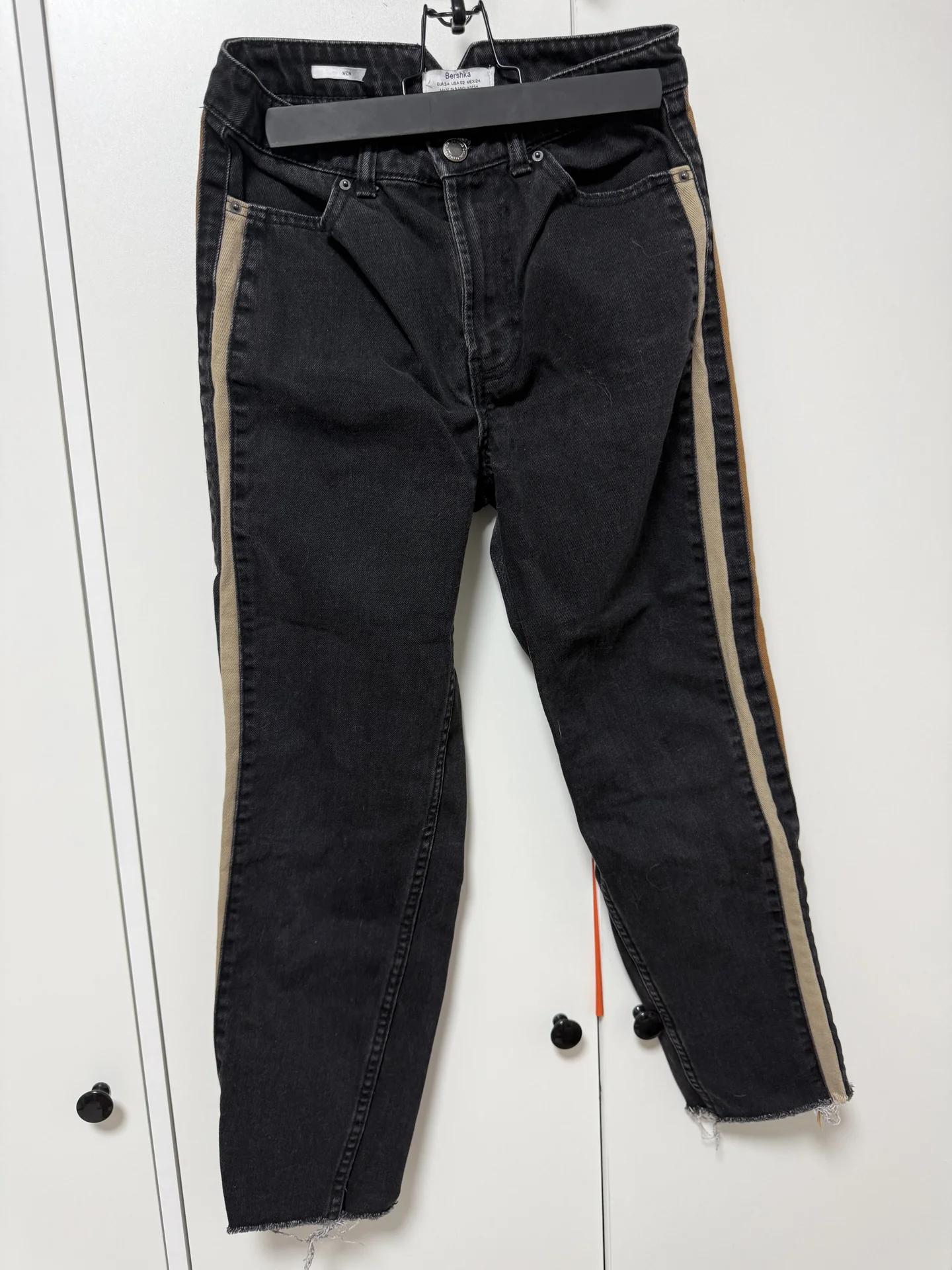 Топ+джинсы MOM Bershka EUR34 размер - миниатюра 3