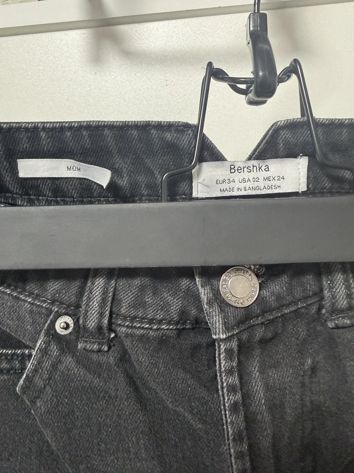 Топ+джинсы MOM Bershka EUR34 размер - миниатюра 4