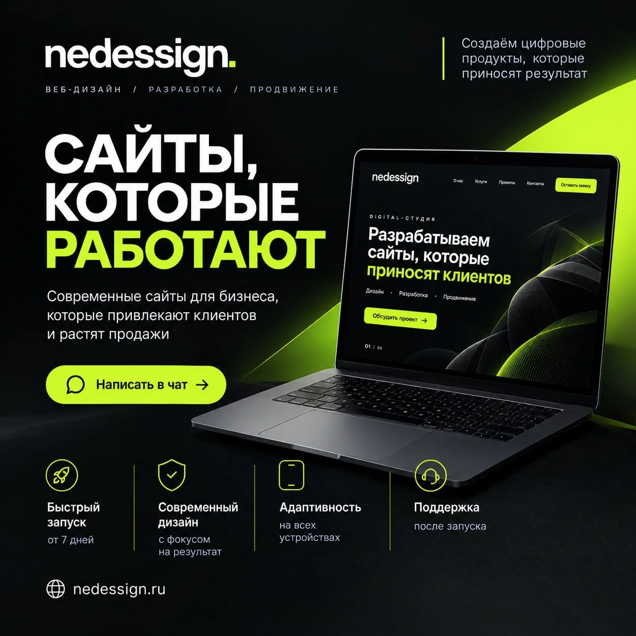 Создание сайтов под ключ - изображение 1