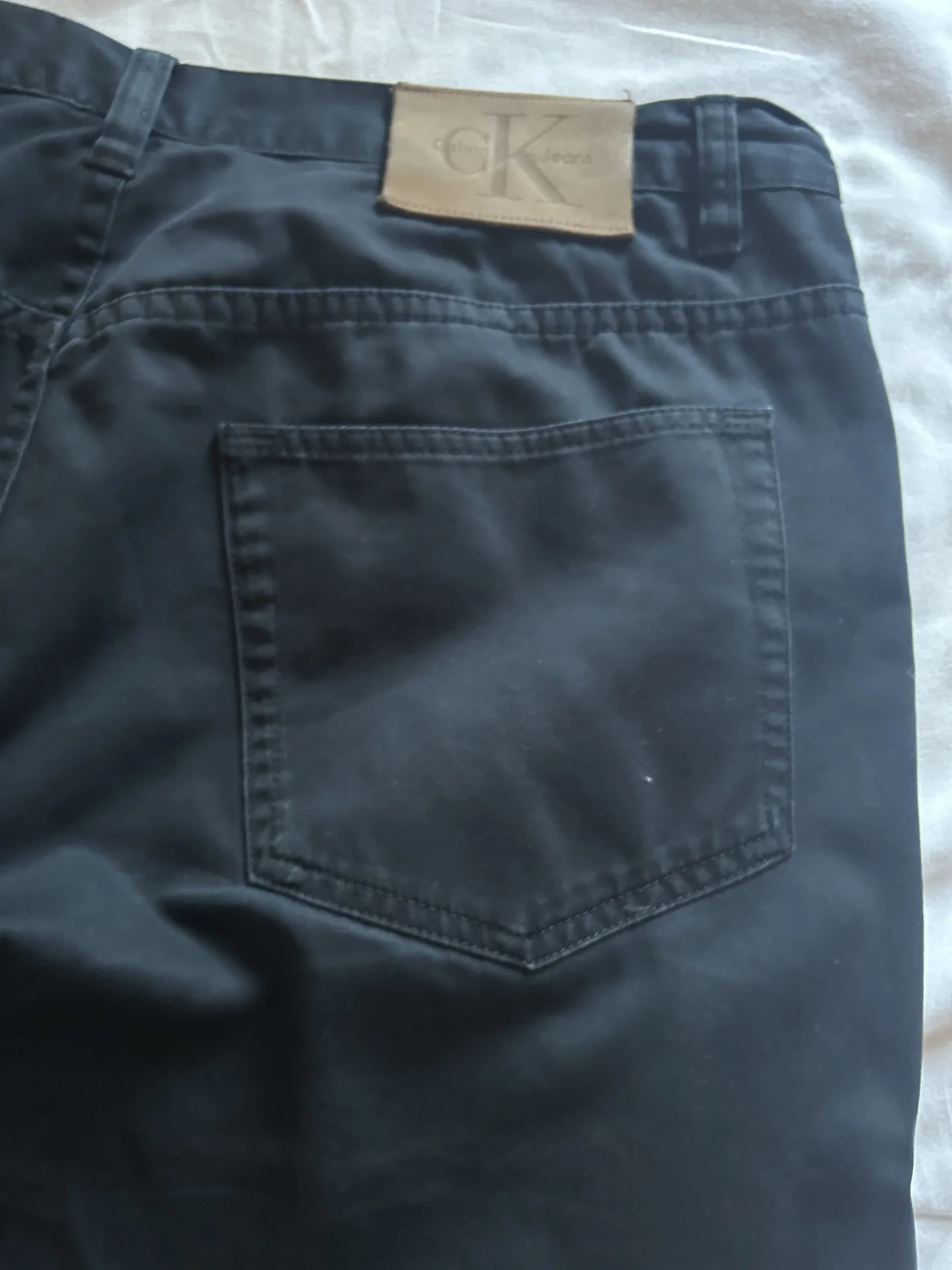 Джинсы Calvin Klein Черные Прямые W38 (Размер 54) - миниатюра 7