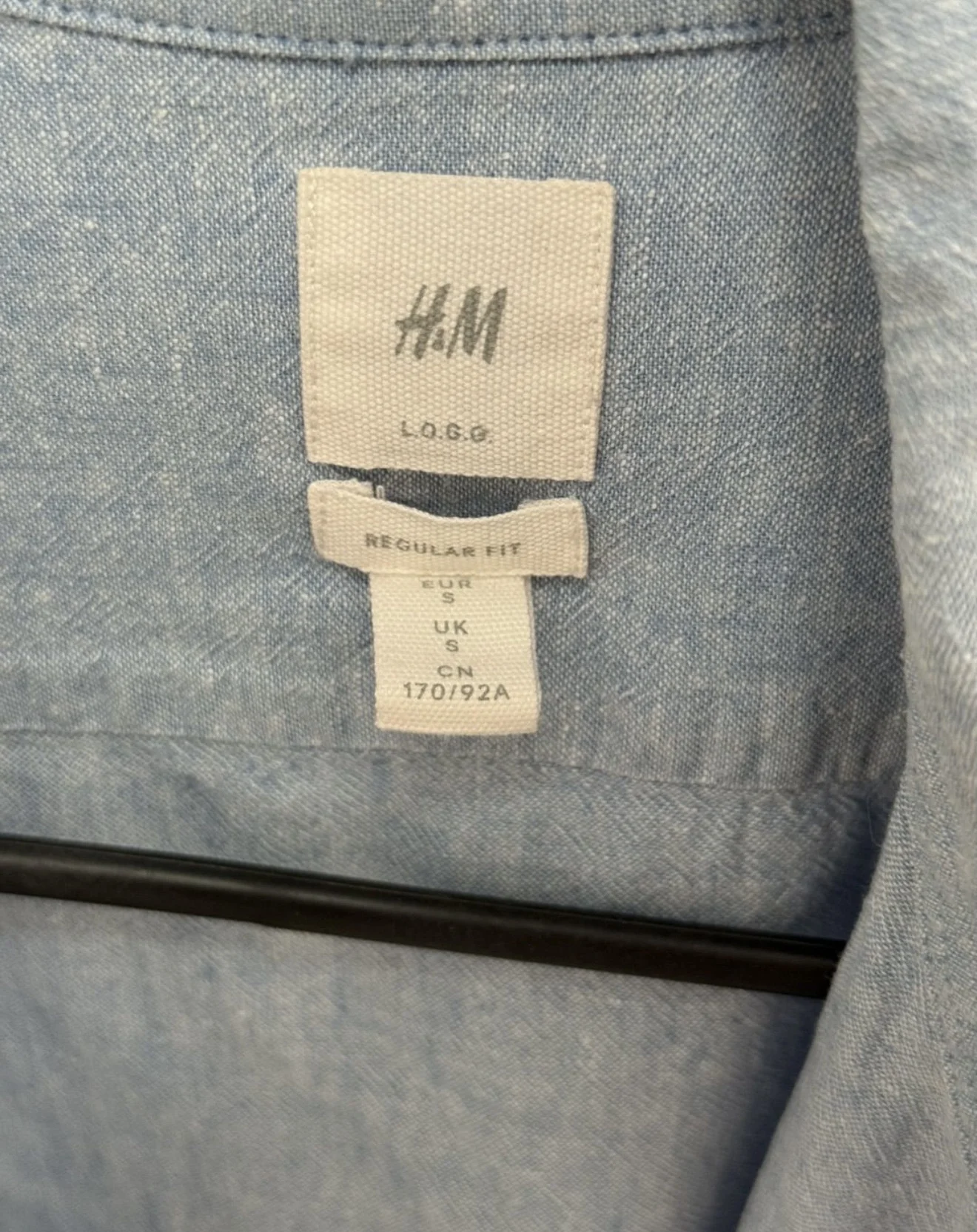 Рубашка мужская H&M - миниатюра 4