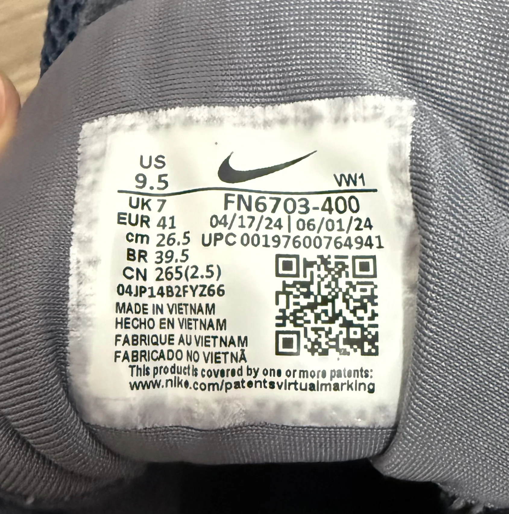 Кроссовки Nike V2K Run оригинал 11 500 ₽ - миниатюра 3