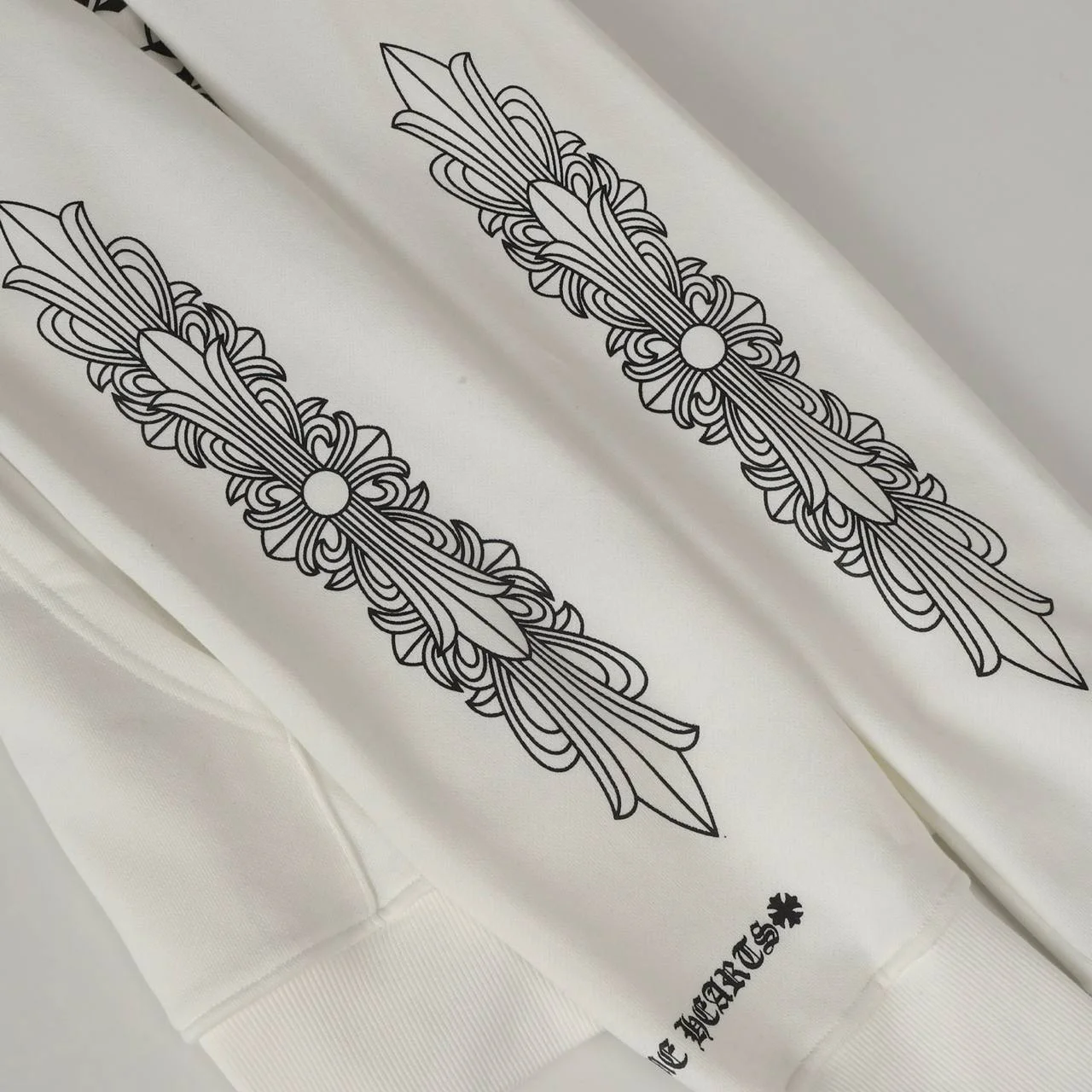 Худи Chrome hearts белая