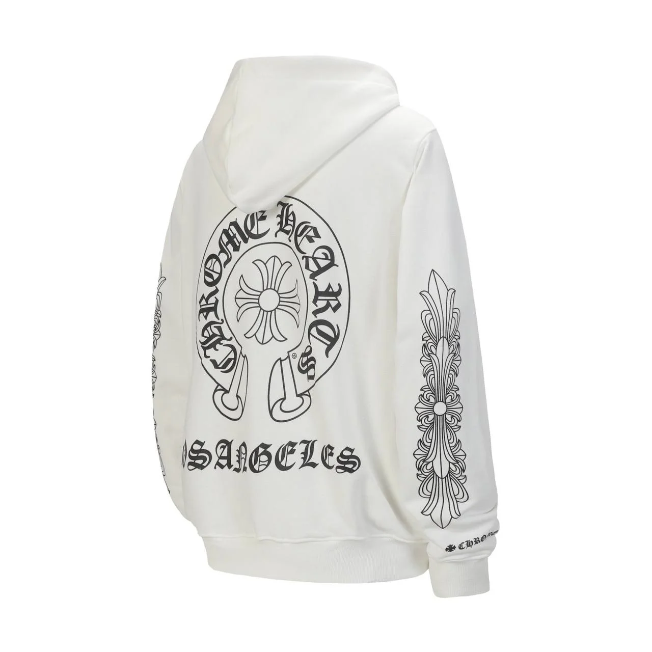 Худи Chrome hearts белая - миниатюра 9
